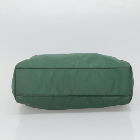 PRADA Hand Bag Nylon Green Auth th5642 - Picture 6 of 15
